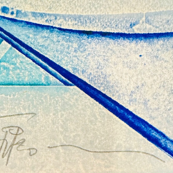 Gerard Fitremann. Two Untitled Works Etchings, aquatint in colors on woven paper - Picture 15 of 16